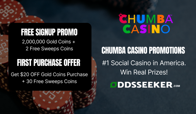 chumba casino no deposit bonus - 2 offers