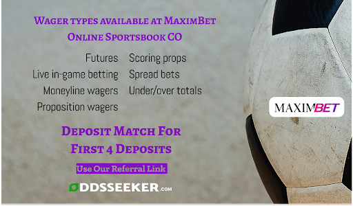 maxim sportsbook colorado - types of wagers