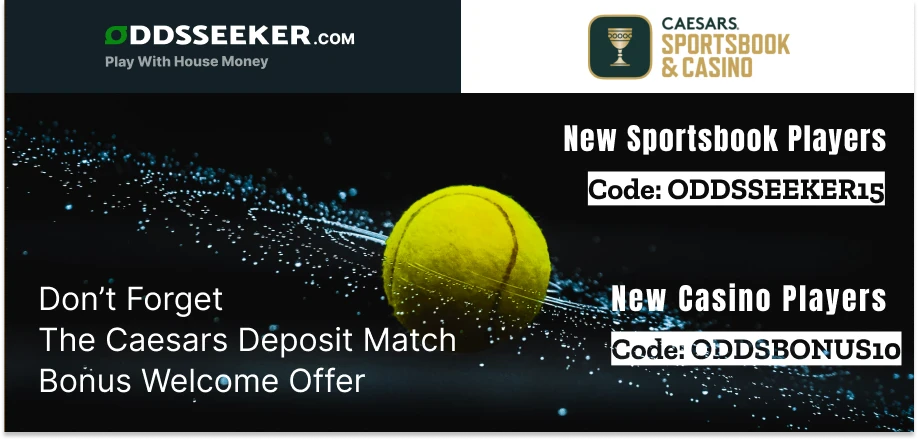 Caesars Casino New Players Deposit Match Bonus Code - ODDSBONUS10