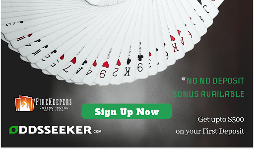 firekeepers online casino michigan promo code