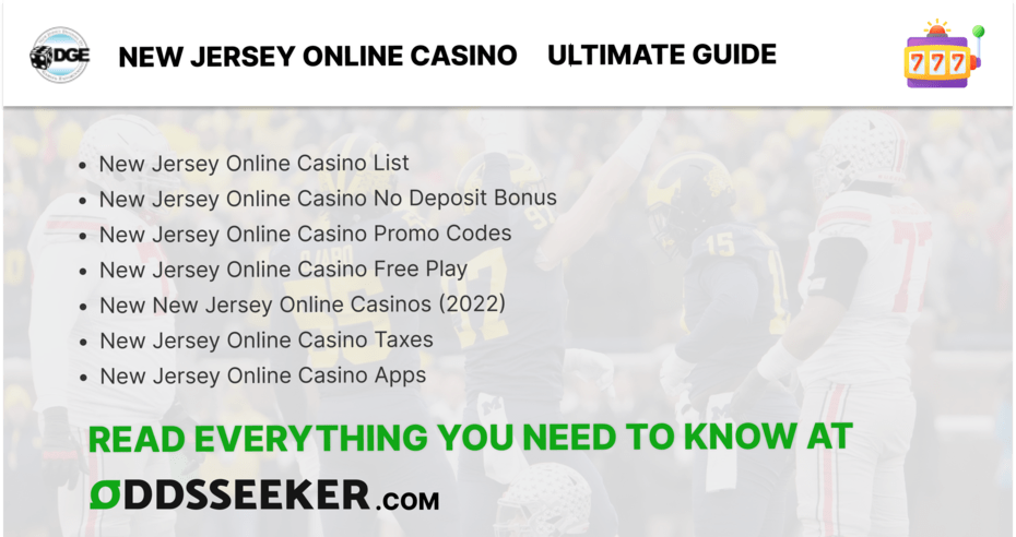 Overview of NJ Online Casino Industry in text with imagery