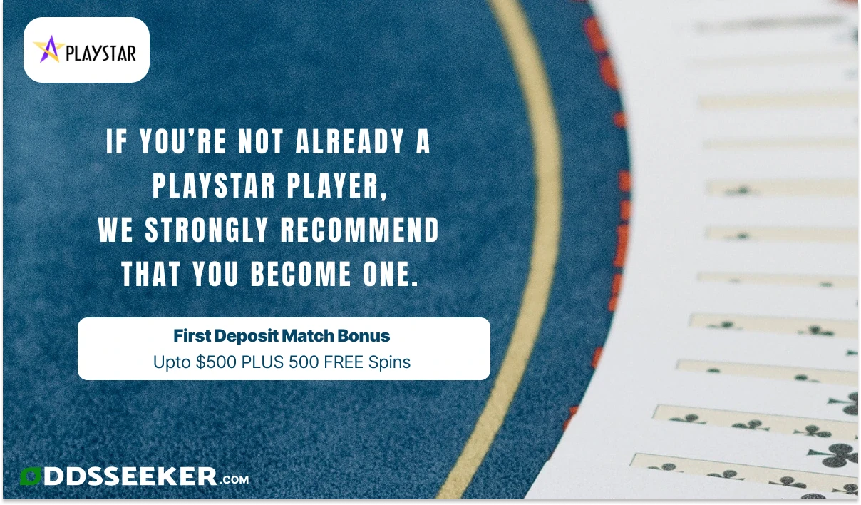 First Deposit Match Bonus Upto $500 PLUS 500 FREE Spins