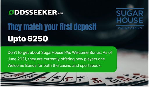 sugarhouse online casino pa - 250