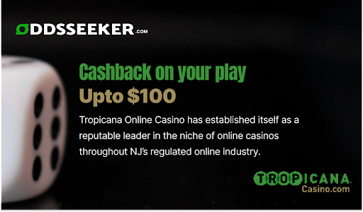 tropicana online casino - $100